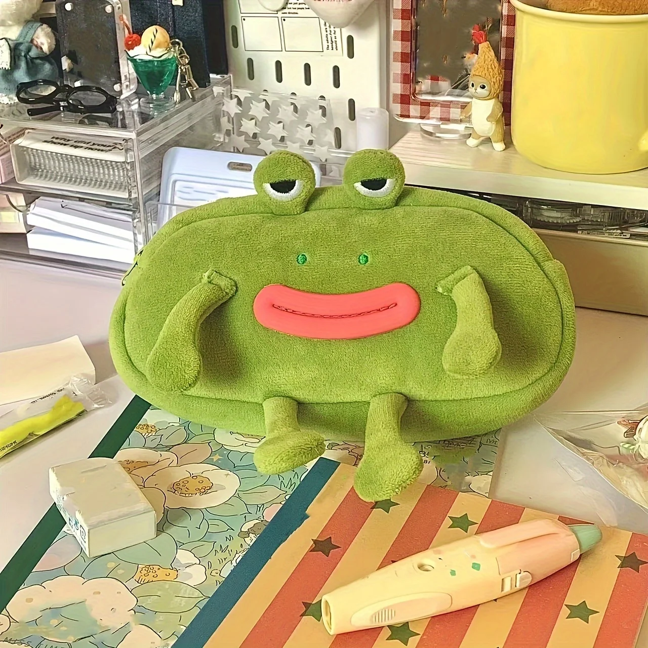 Trousse scolaire – grenouille rigolote